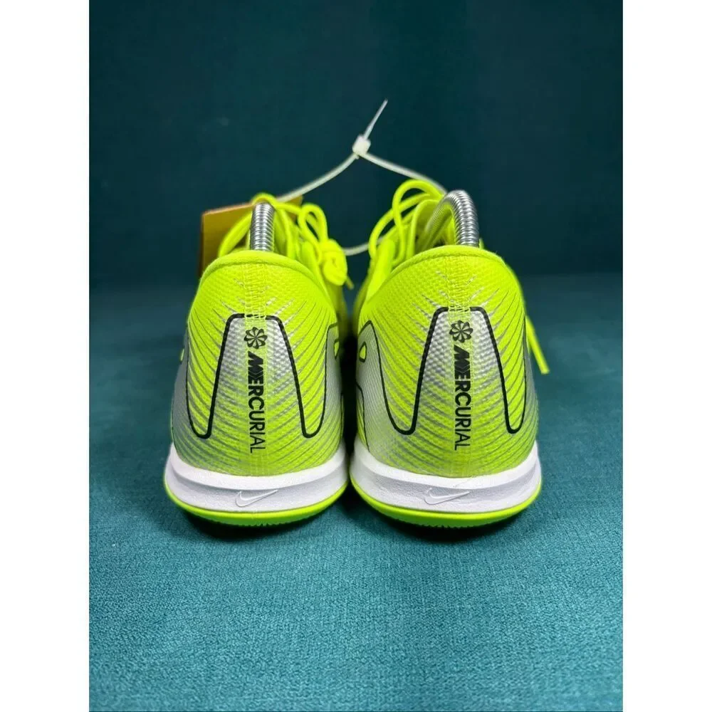 Nike Air Zoom Mercurial Vapor 15 Academy IC Volt Black Indoor Soccer Shoes New M